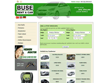 Tablet Screenshot of buserentacar.com